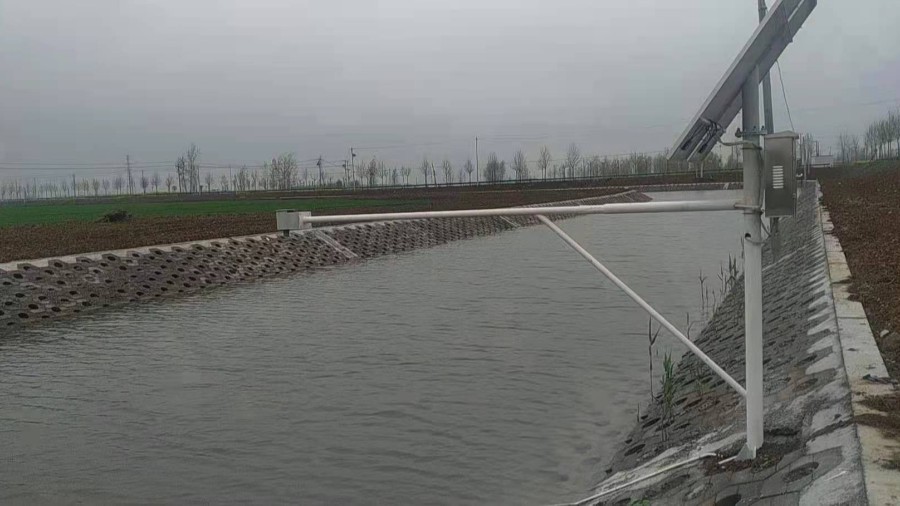 太陽能供電全渠寬電磁明渠（qú）流量計案例